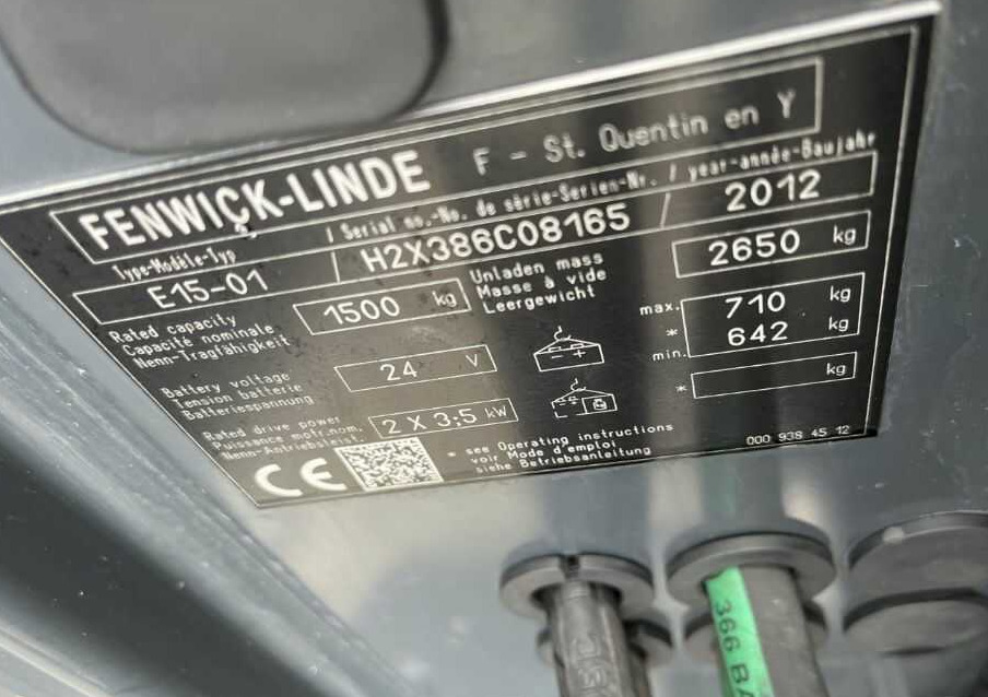 Linde E15-01 - Električni viličar: slika 4 Linde E15-01 - Električni viličar: slika 4