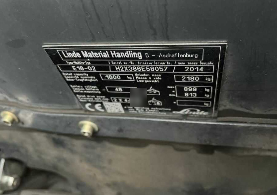 Linde E16-02 - Električni viličar: slika 4 Linde E16-02 - Električni viličar: slika 4