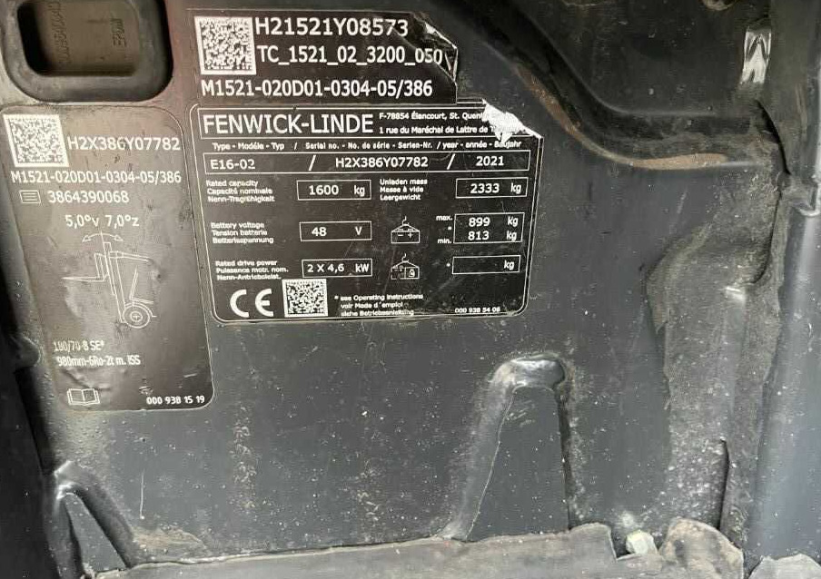 Linde E16-02 - Električni viličar: slika 4 Linde E16-02 - Električni viličar: slika 4