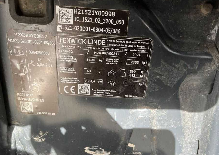Linde E16-02 - Električni viličar: slika 4 Linde E16-02 - Električni viličar: slika 4