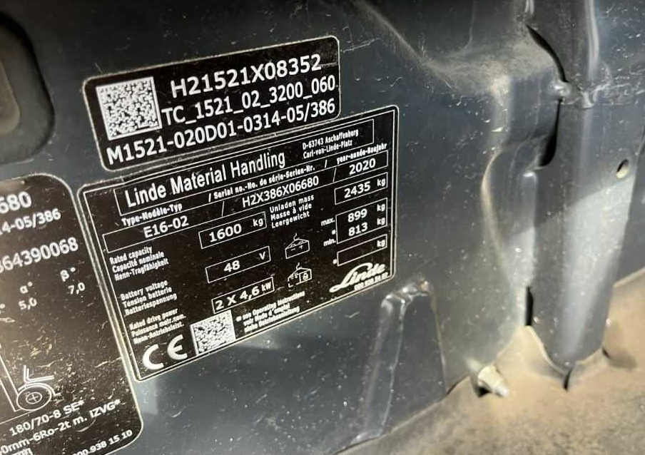 Linde E16-02 - Električni viličar: slika 4 Linde E16-02 - Električni viličar: slika 4