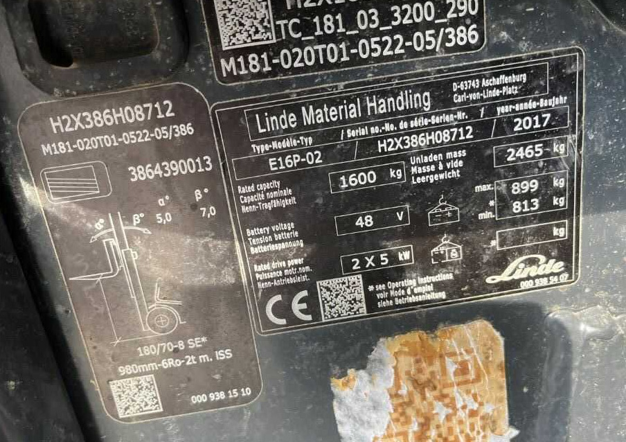 Linde E16P-02 - Električni viličar: slika 4 Linde E16P-02 - Električni viličar: slika 4