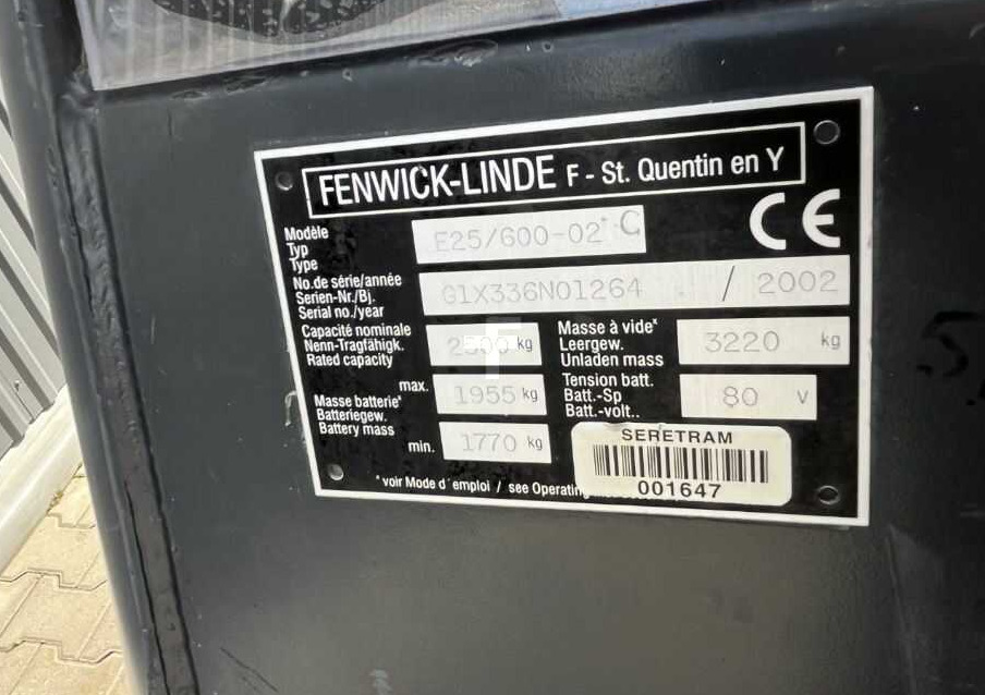 Linde E25 - Električni viličar: slika 4 Linde E25 - Električni viličar: slika 4