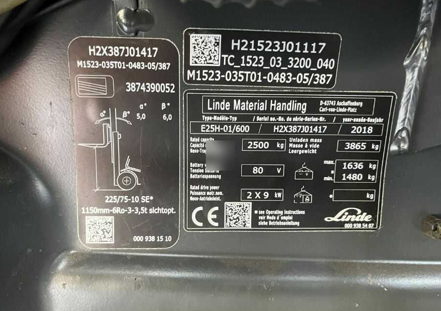 Linde E25H-01/600 - Električni viličar: slika 4 Linde E25H-01/600 - Električni viličar: slika 4