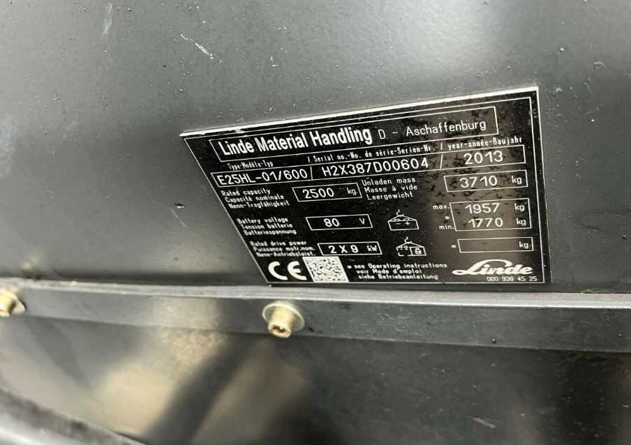 Linde E25H-01/600 - Električni viličar: slika 4 Linde E25H-01/600 - Električni viličar: slika 4