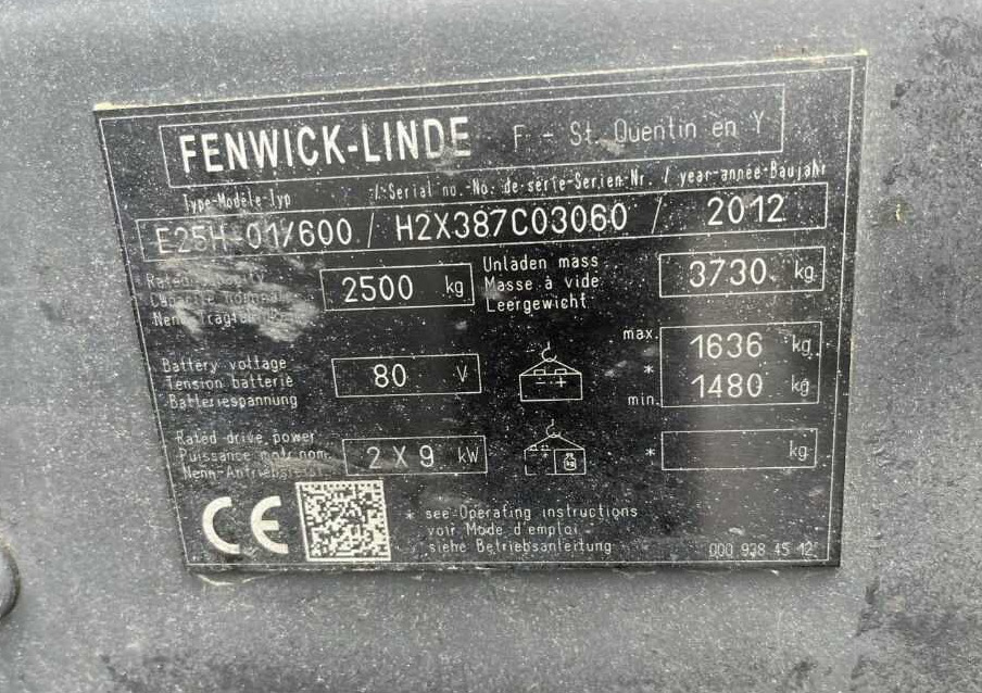 Linde E25H-01/600 - Električni viličar: slika 4 Linde E25H-01/600 - Električni viličar: slika 4