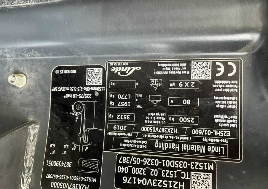 Linde E25HL-01/600 - Električni viličar: slika 4 Linde E25HL-01/600 - Električni viličar: slika 4