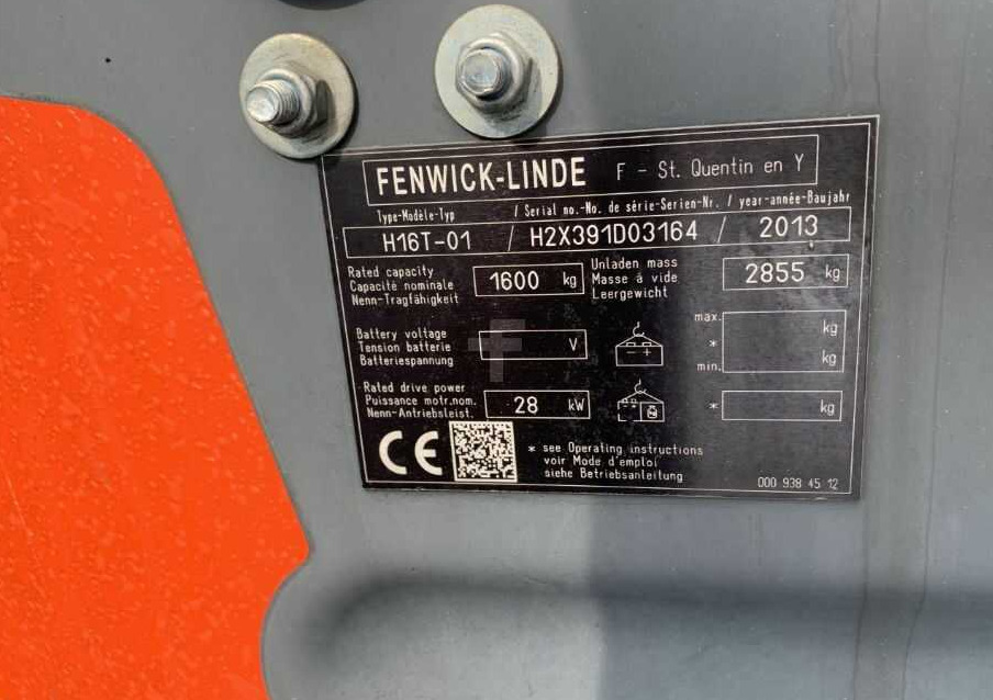 Linde H16T-01 - Plinski viličar: slika 4 Linde H16T-01 - Plinski viličar: slika 4