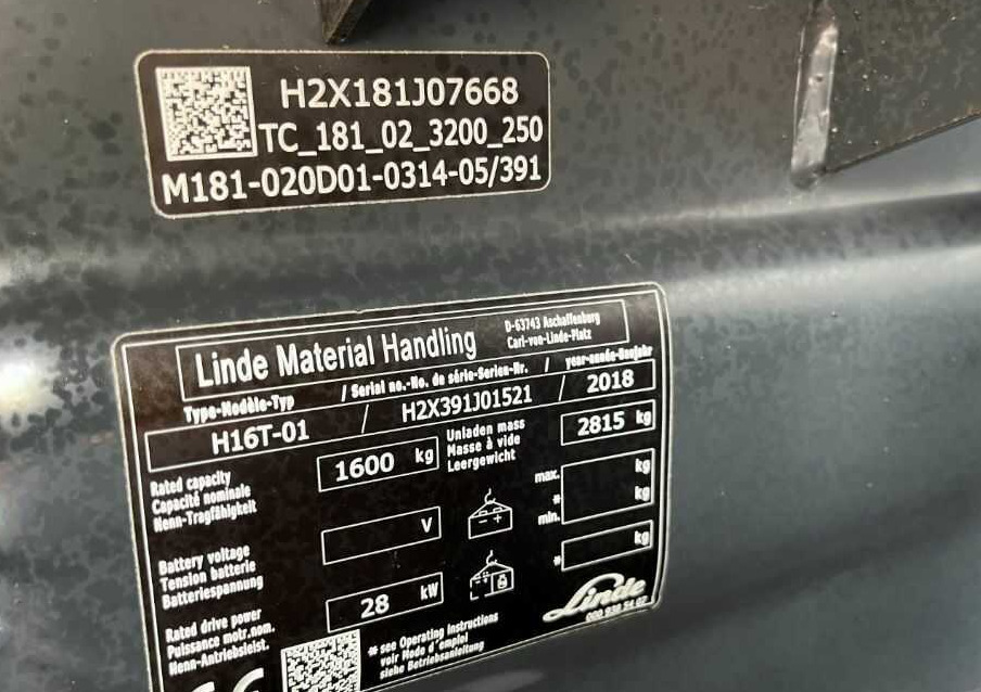Linde H16T-01 - Plinski viličar: slika 2 Linde H16T-01 - Plinski viličar: slika 2