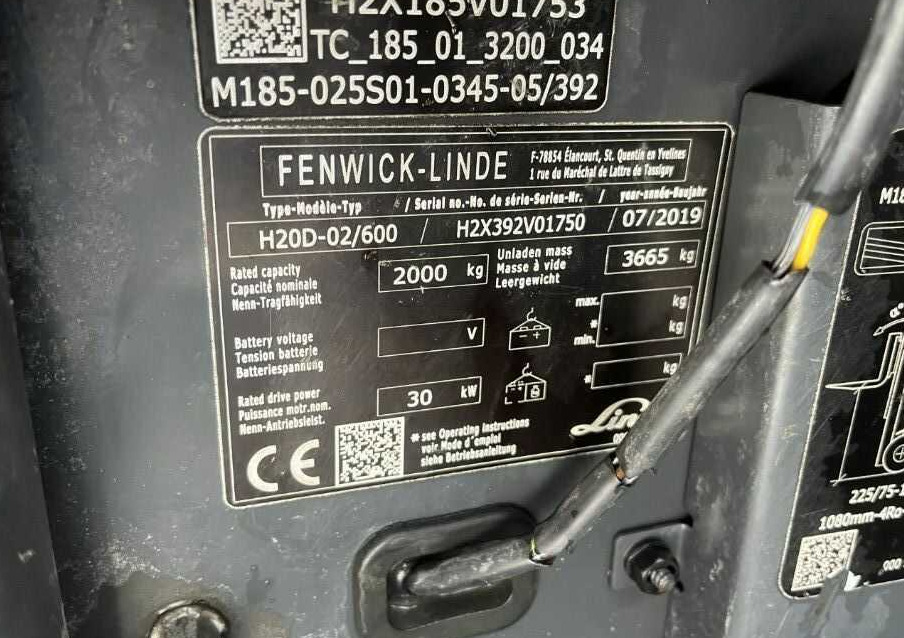 Linde H20D-02 - Diesel viličar: slika 4 Linde H20D-02 - Diesel viličar: slika 4