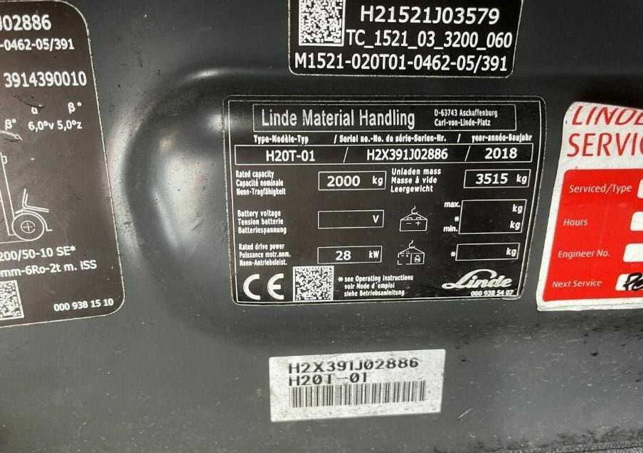Linde H20T-01 - Plinski viličar: slika 4 Linde H20T-01 - Plinski viličar: slika 4