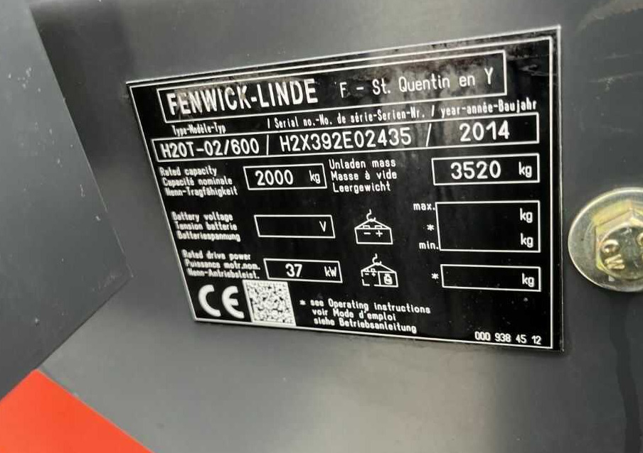 Linde H20T-02/600 - Plinski viličar: slika 3 Linde H20T-02/600 - Plinski viličar: slika 3