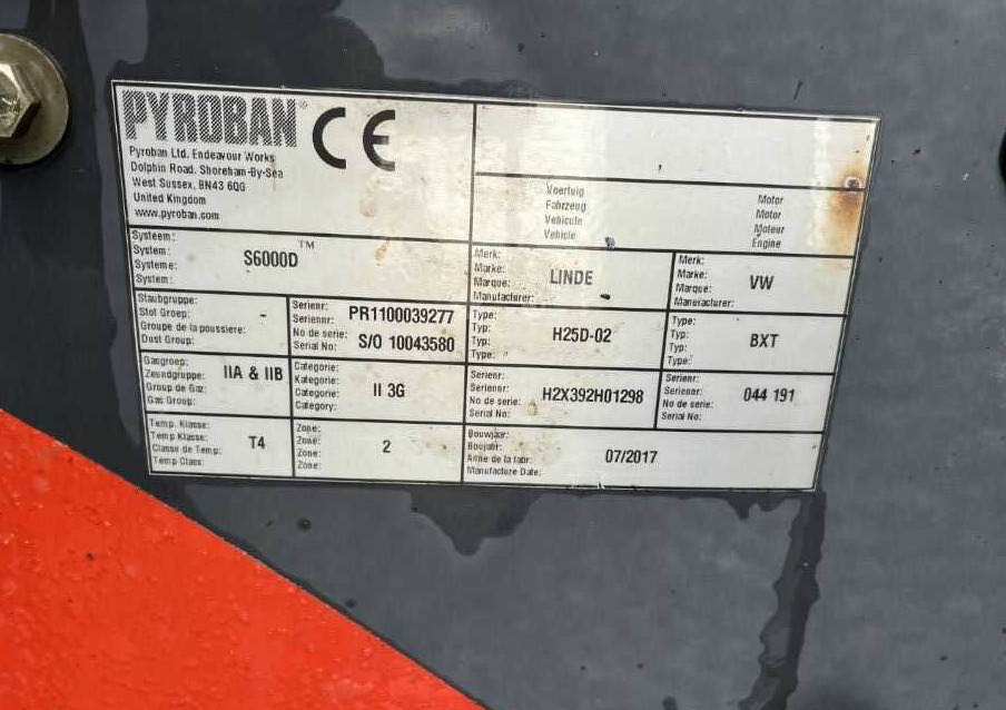 Linde H25D-02 - Diesel viličar: slika 5 Linde H25D-02 - Diesel viličar: slika 5