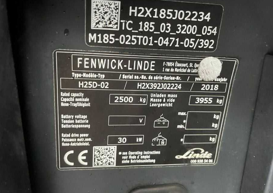 Linde H25D-02 - Diesel viličar: slika 4 Linde H25D-02 - Diesel viličar: slika 4