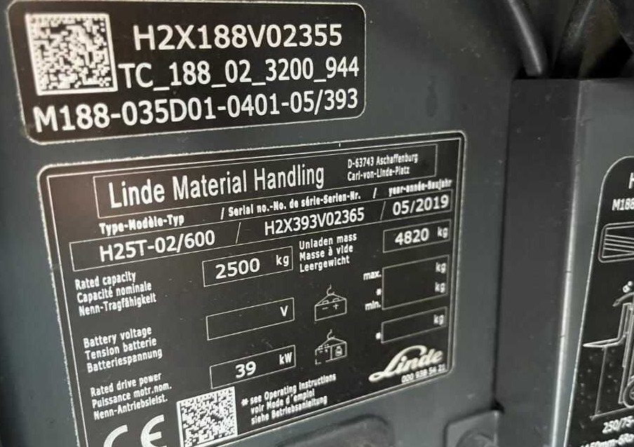 Linde H25T-02/600 - Plinski viličar: slika 4 Linde H25T-02/600 - Plinski viličar: slika 4