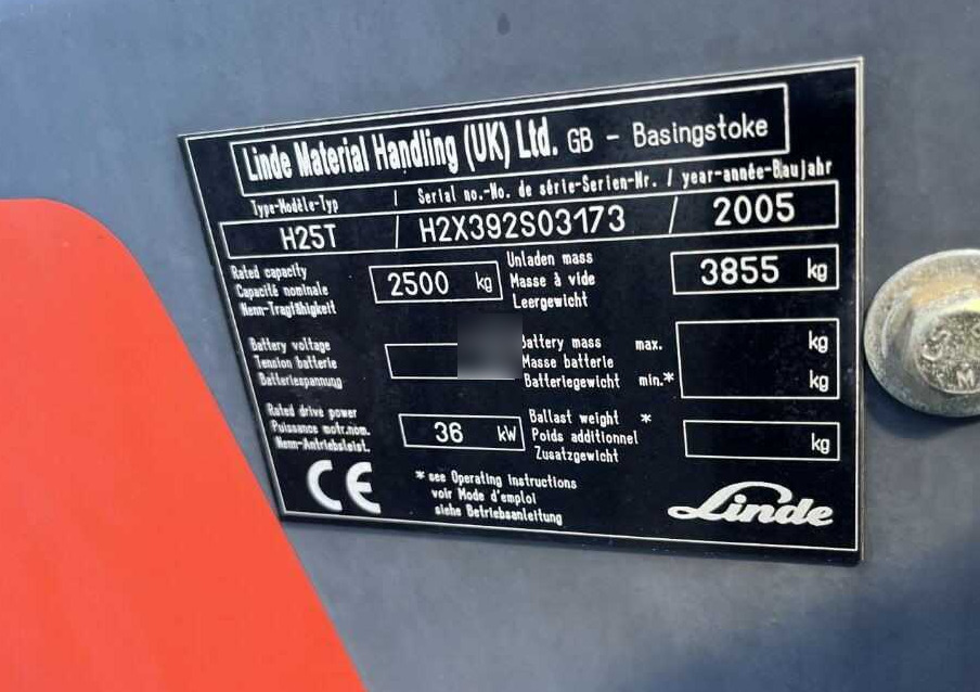 Linde H25T - Plinski viličar: slika 4 Linde H25T - Plinski viličar: slika 4