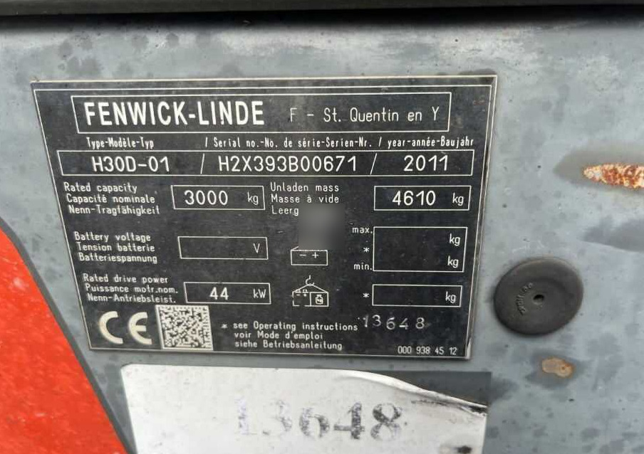 Linde H30D-01 - Diesel viličar: slika 4 Linde H30D-01 - Diesel viličar: slika 4