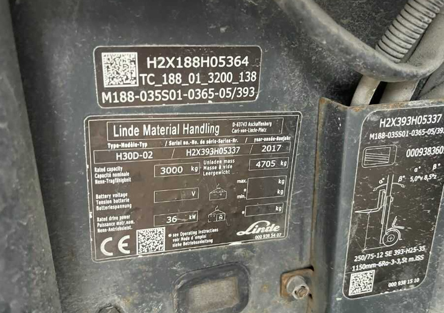 Linde H30D-02 - Diesel viličar: slika 4 Linde H30D-02 - Diesel viličar: slika 4