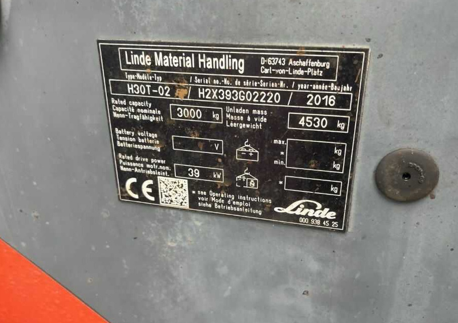 Linde H30T-02 - Plinski viličar: slika 4 Linde H30T-02 - Plinski viličar: slika 4