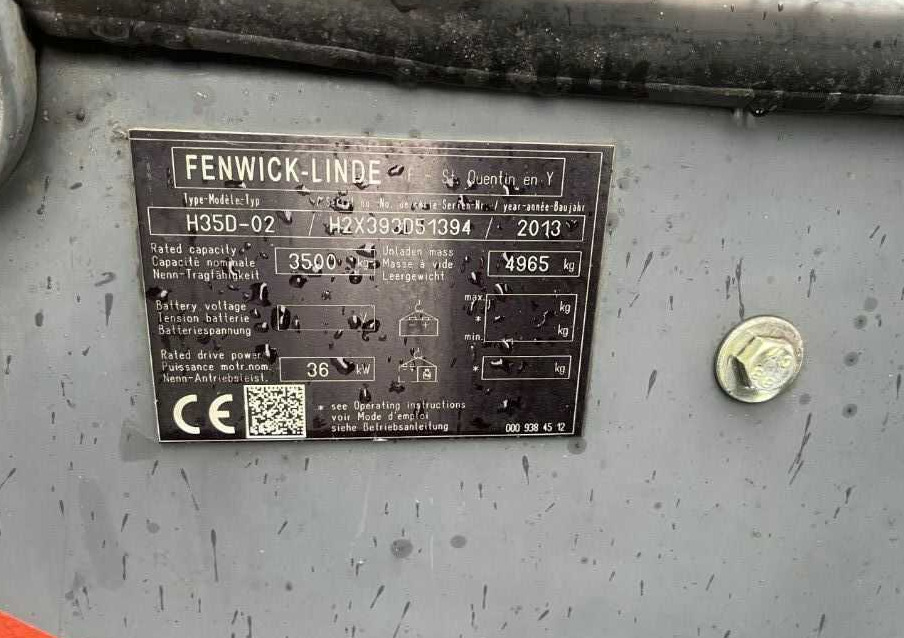 Linde H35D-02 - Diesel viličar: slika 4 Linde H35D-02 - Diesel viličar: slika 4