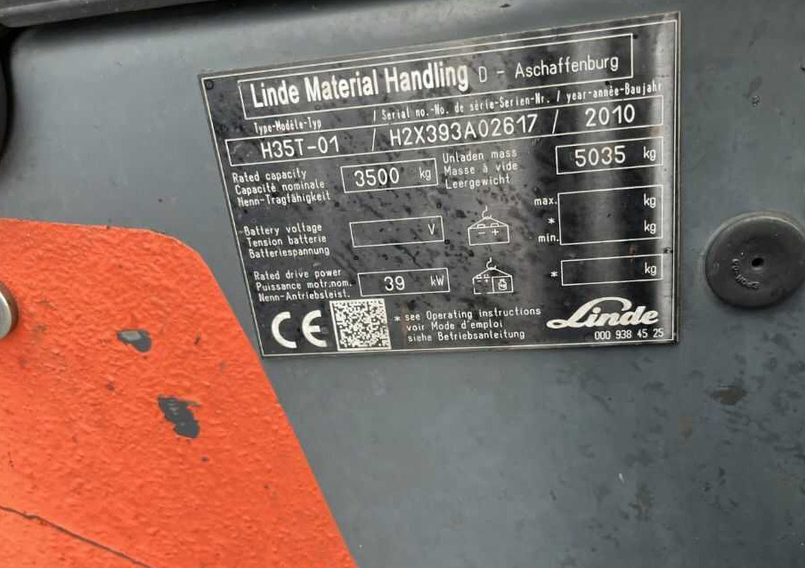 Linde H35T-01 - Plinski viličar: slika 4 Linde H35T-01 - Plinski viličar: slika 4
