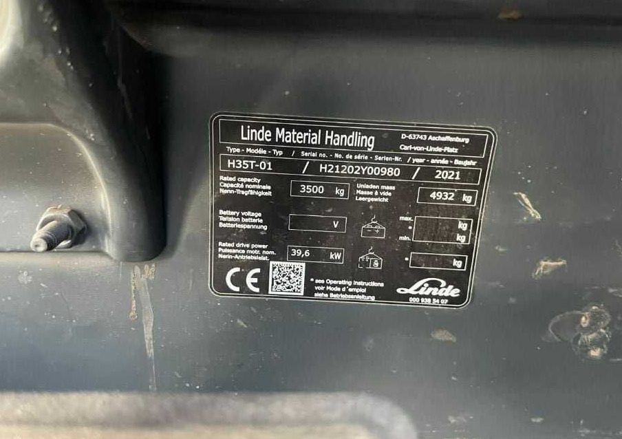 Linde H35T-01 - Plinski viličar: slika 4 Linde H35T-01 - Plinski viličar: slika 4