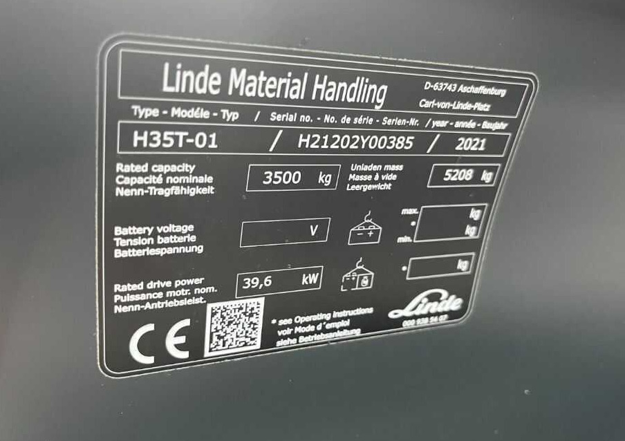 Linde H35T-01 - Plinski viličar: slika 4 Linde H35T-01 - Plinski viličar: slika 4