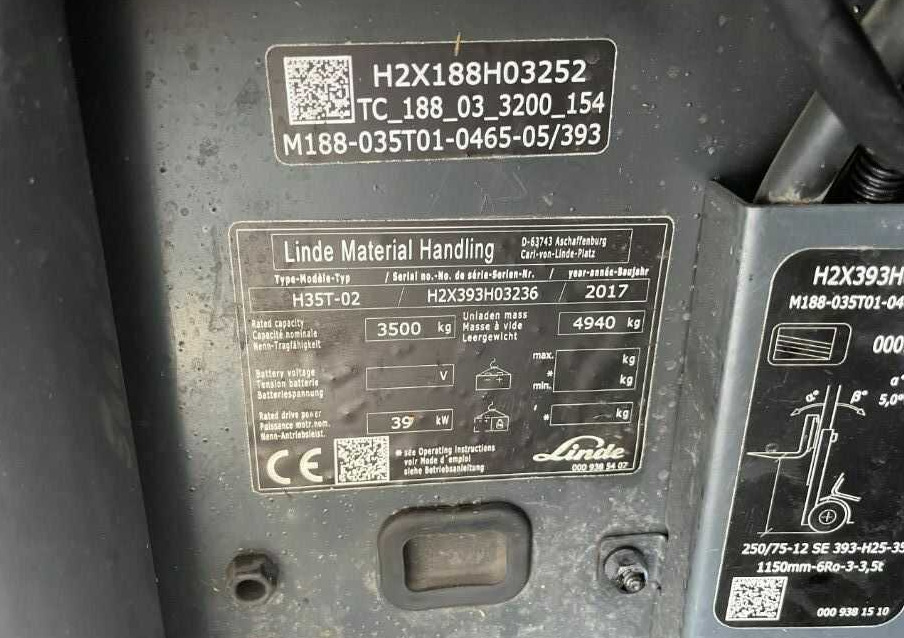 Linde H35T-02 - Plinski viličar: slika 4 Linde H35T-02 - Plinski viličar: slika 4