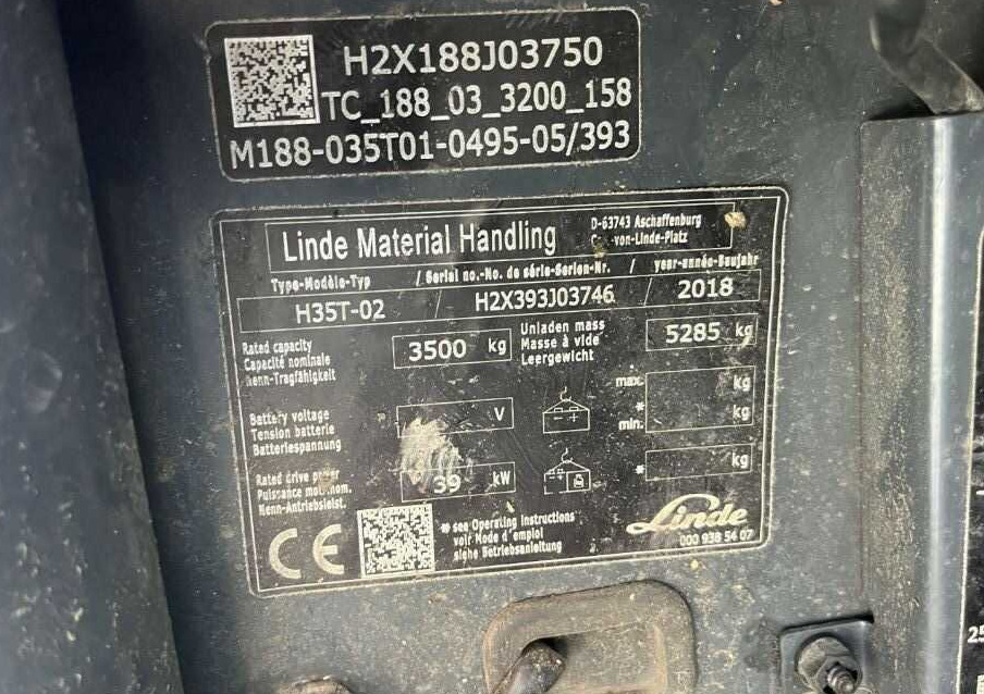 Linde H35T-02 - Plinski viličar: slika 4 Linde H35T-02 - Plinski viličar: slika 4