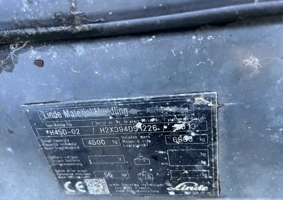 Linde H45D-02 - Diesel viličar: slika 4 Linde H45D-02 - Diesel viličar: slika 4