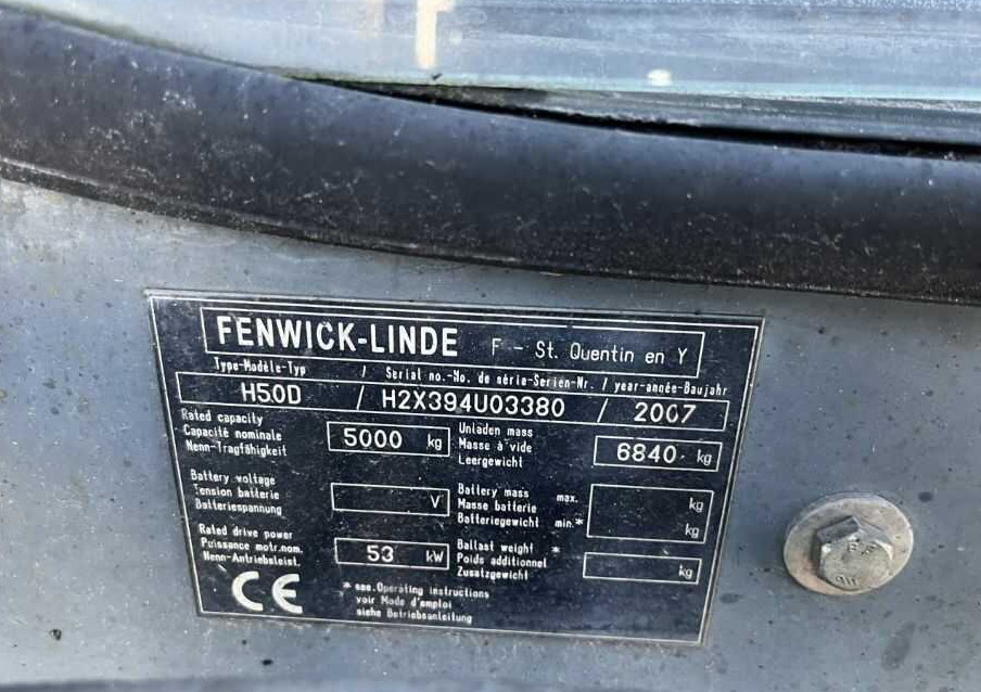 Linde H50D - Diesel viličar: slika 4 Linde H50D - Diesel viličar: slika 4
