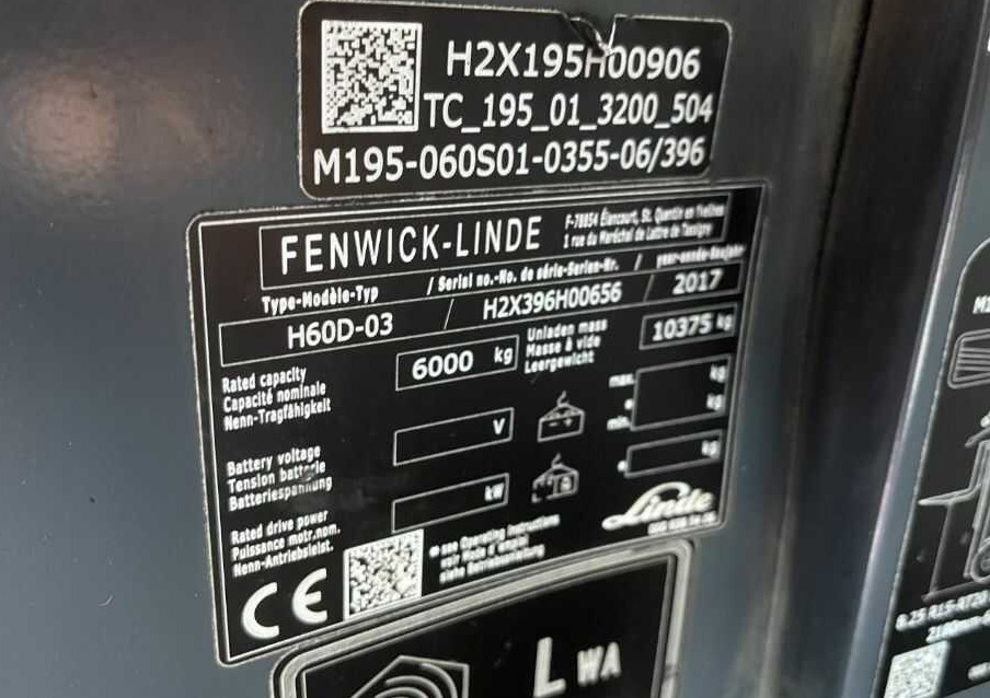 Linde H60D-03 - Diesel viličar: slika 4 Linde H60D-03 - Diesel viličar: slika 4