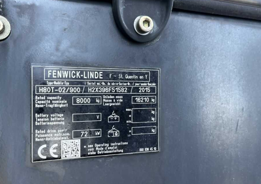 Linde H80T-02/900 - Plinski viličar: slika 4 Linde H80T-02/900 - Plinski viličar: slika 4