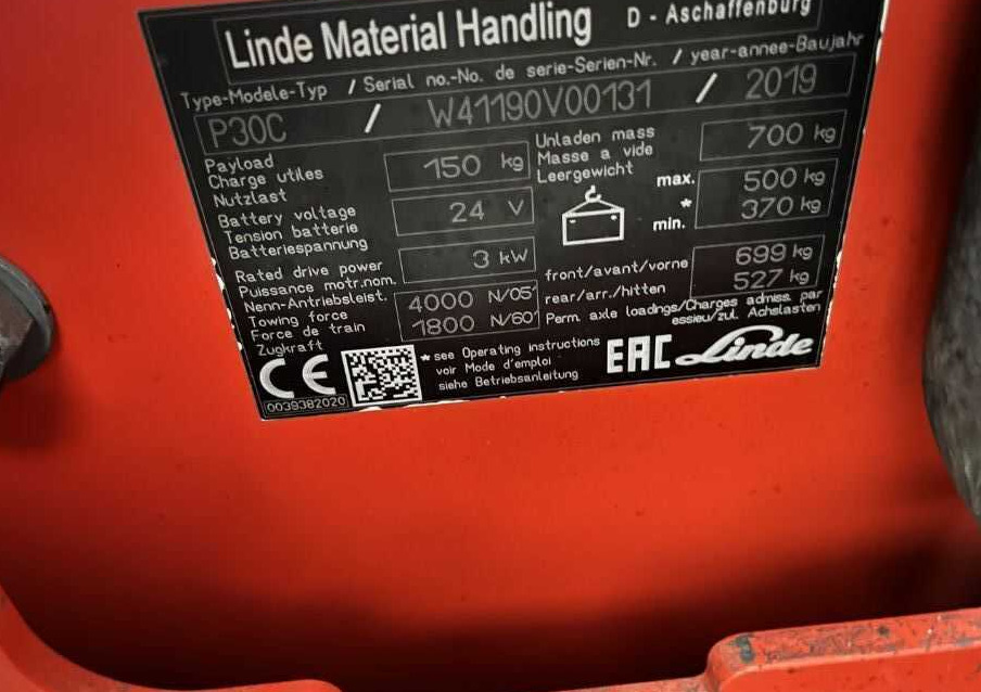 Linde P30C - Vlečni traktor: slika 2 Linde P30C - Vlečni traktor: slika 2