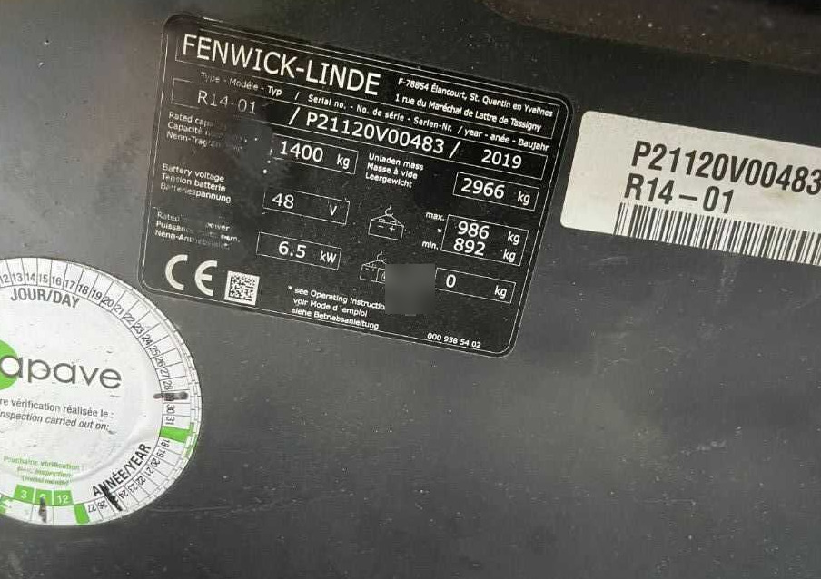 Linde R14-01 - Viličar s pomičnim teleskopom: slika 4 Linde R14-01 - Viličar s pomičnim teleskopom: slika 4