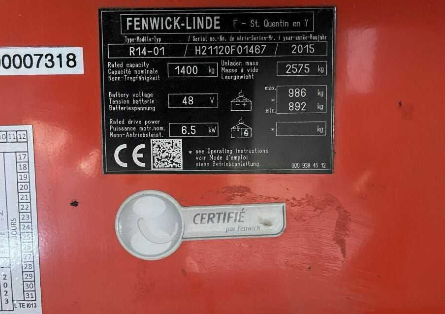 Linde R14 - Viličar s pomičnim teleskopom: slika 3 Linde R14 - Viličar s pomičnim teleskopom: slika 3