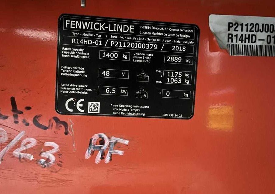 Linde R14HD-01 - Viličar s pomičnim teleskopom: slika 4 Linde R14HD-01 - Viličar s pomičnim teleskopom: slika 4