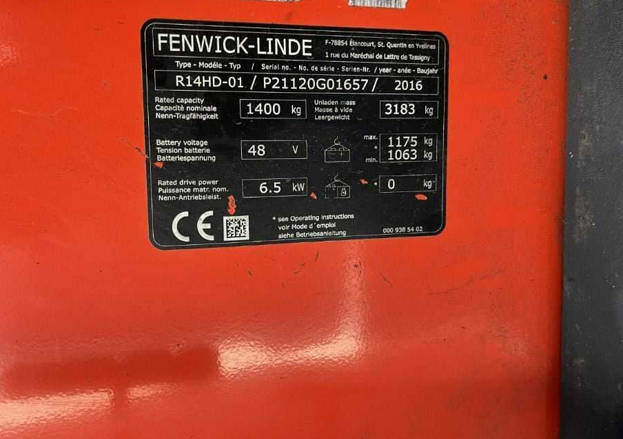 Linde R14HD-01 - Viličar s pomičnim teleskopom: slika 4 Linde R14HD-01 - Viličar s pomičnim teleskopom: slika 4
