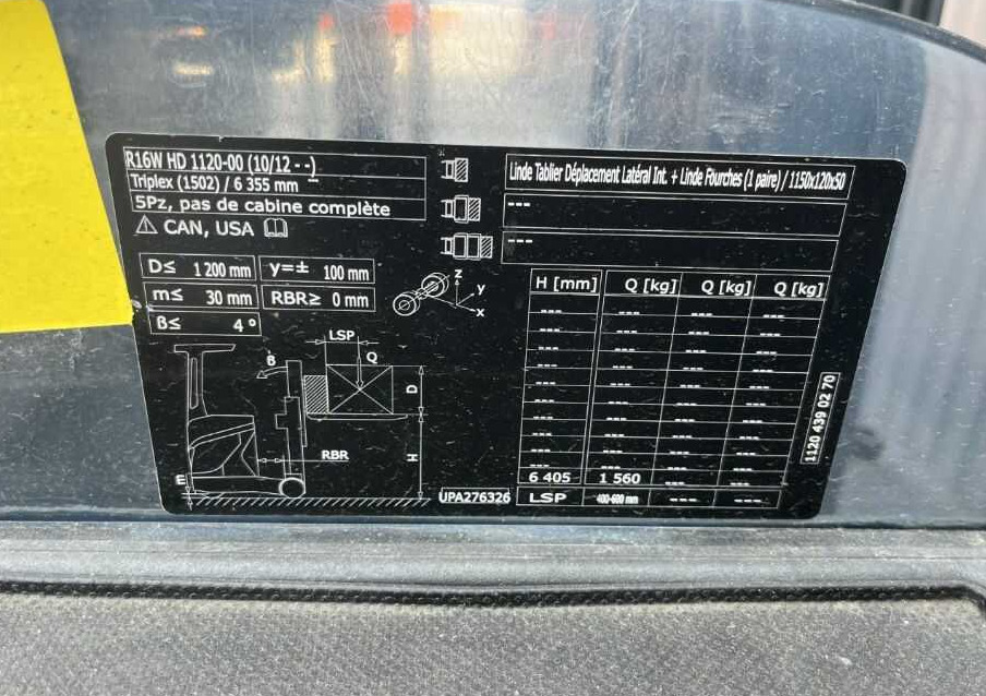 Linde R16HD-01 - Viličar s pomičnim teleskopom: slika 5 Linde R16HD-01 - Viličar s pomičnim teleskopom: slika 5