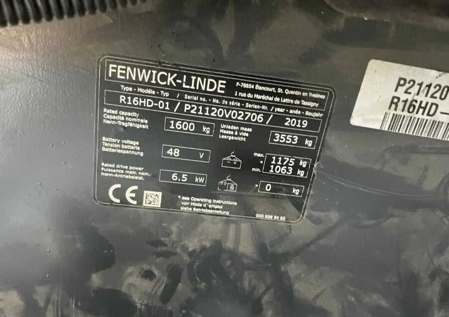 Linde R16HD-01 - Viličar s pomičnim teleskopom: slika 4 Linde R16HD-01 - Viličar s pomičnim teleskopom: slika 4