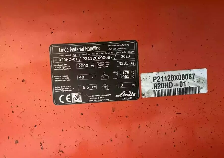 Linde R20HD-01 - Viličar s pomičnim teleskopom: slika 4 Linde R20HD-01 - Viličar s pomičnim teleskopom: slika 4