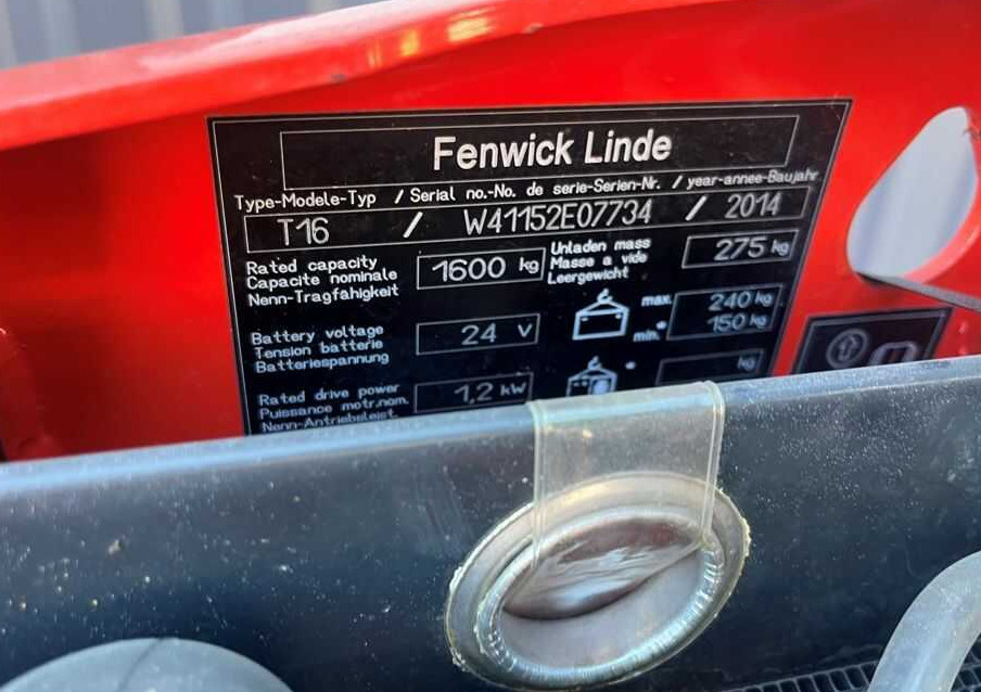 Linde T18 - Paletni viličar: slika 5 Linde T18 - Paletni viličar: slika 5