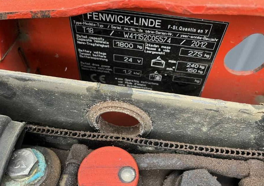 Linde T18 - Paletni viličar: slika 4 Linde T18 - Paletni viličar: slika 4