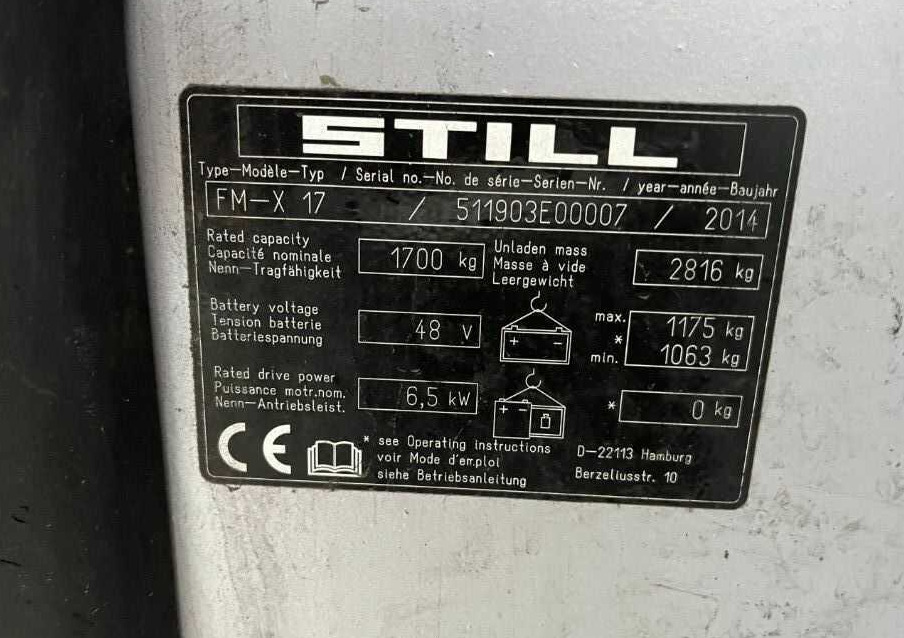 Still FM-X17 - Viličar s pomičnim teleskopom: slika 4 Still FM-X17 - Viličar s pomičnim teleskopom: slika 4