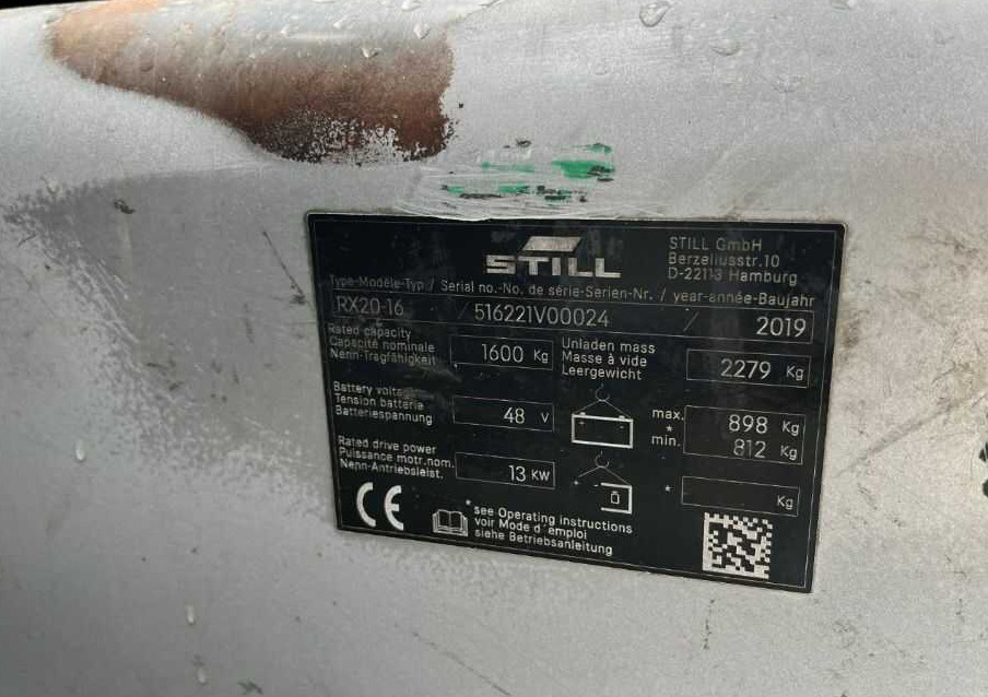 Still RX20-16 - Električni viličar: slika 4 Still RX20-16 - Električni viličar: slika 4