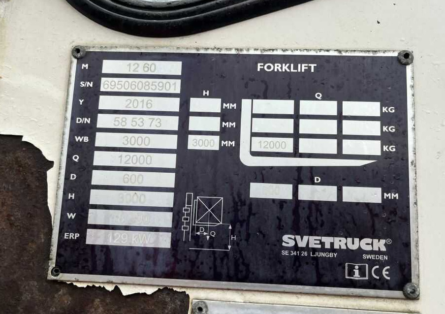 Svetruck 1260 - Diesel viličar: slika 4 Svetruck 1260 - Diesel viličar: slika 4