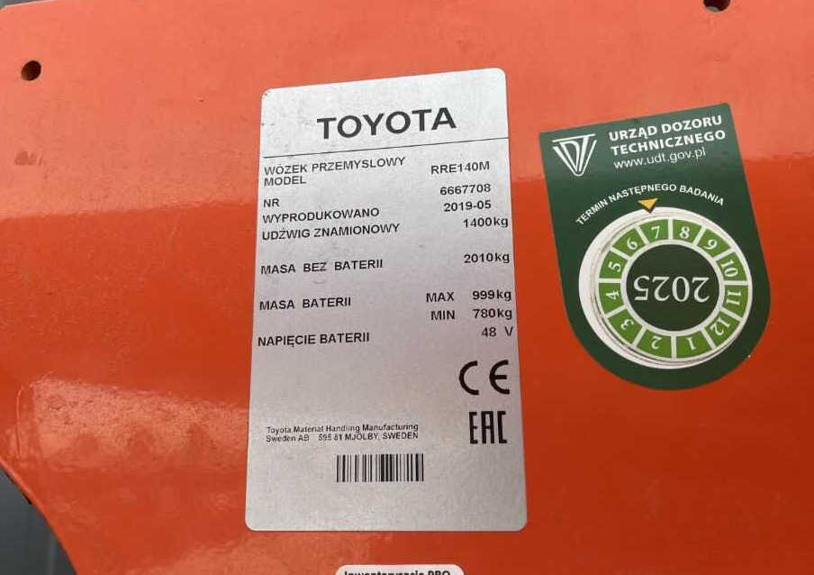 Toyota RRE140M - Viličar s pomičnim teleskopom: slika 4 Toyota RRE140M - Viličar s pomičnim teleskopom: slika 4