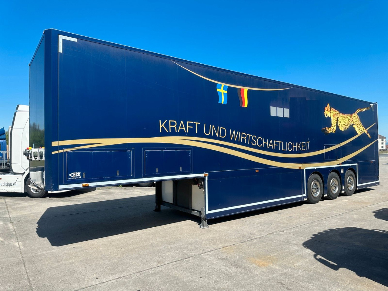 VAN ECK * DOUBLE-DECK * RENNSPORT * RACING * - Polprikolica zabojnik: slika 1 VAN ECK * DOUBLE-DECK * RENNSPORT * RACING * - Polprikolica zabojnik: slika 1