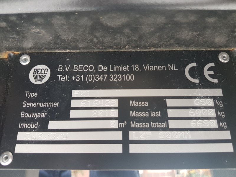 Beco PZ1 palletbord - Vilice za Oprema za rokovanje z materiali: slika 4 Beco PZ1 palletbord - Vilice za Oprema za rokovanje z materiali: slika 4
