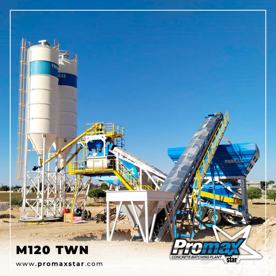Mobile Concrete Batching Plant M120-TWN (120m3/h) - Betonarna: slika 1 Mobile Concrete Batching Plant M120-TWN (120m3/h) - Betonarna: slika 1